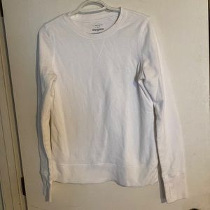 White crew neck